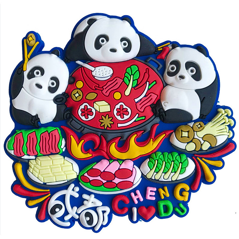Custom PVC City Fridge Magnets Souvenirs and Gifts