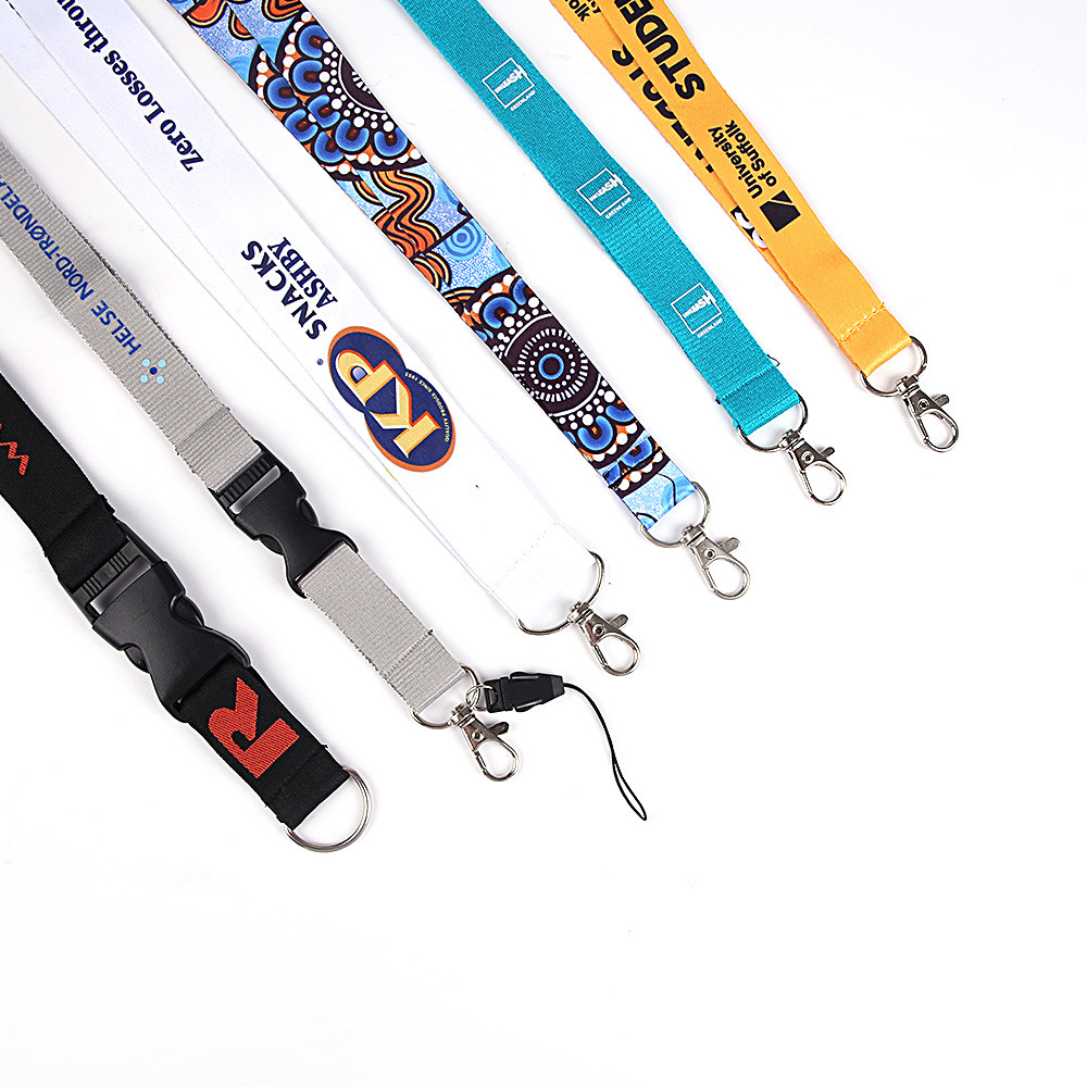 Custom Polyester Lanyards With Logo Printing