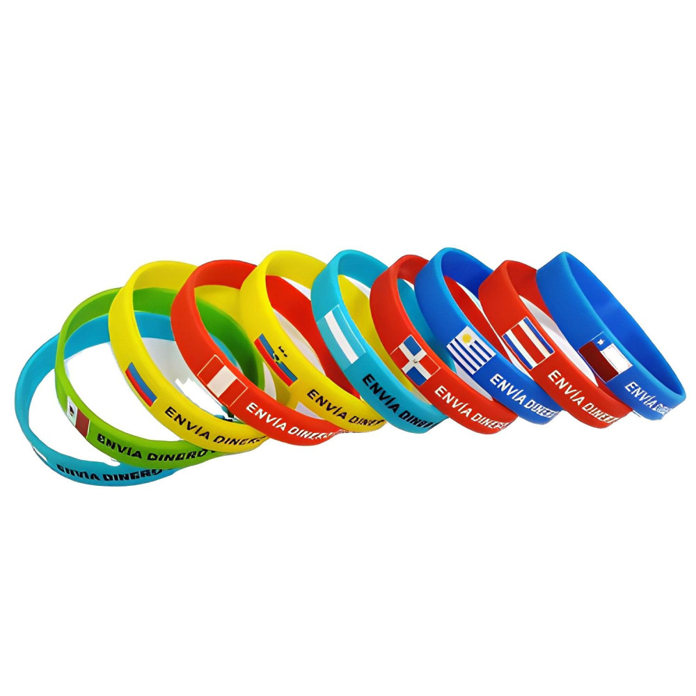 Custom Silicone Wristbands Full Color